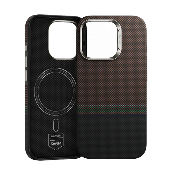BENKS Kevlar Magnetic Armor Pro Prestige 600D Y065 case for MagSafe with active button for iPhone 16 Pro