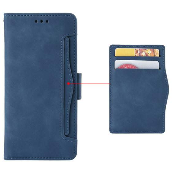 Flip case for Oppo Reno 13F / Oppo Reno 13FS, Card Slot, dark blue