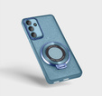 Case for Samsung Galaxy M55 5G, Glittery Magnetic, for MagSafe, blue