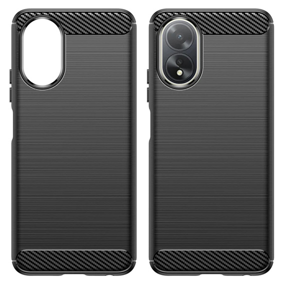 Case for Oppo A58 4G, Carbon, black