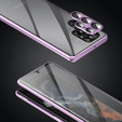 Case for Samsung Galaxy S23 Ultra, Magnetic Dual Glass, purple