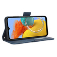 Flip case for Samsung Galaxy M34, Card Slot, blue