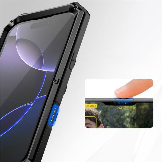 R-JUST armoured case with stand for iPhone 17 Pro Max