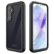 IP68 Waterproof Case for Samsung Galaxy A55 5G, Redpepper, black