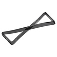Spigen MagSafe Case for Samsung Galaxy S25, Ultra Hybrid, transparent / black + 9H Tempered Glass