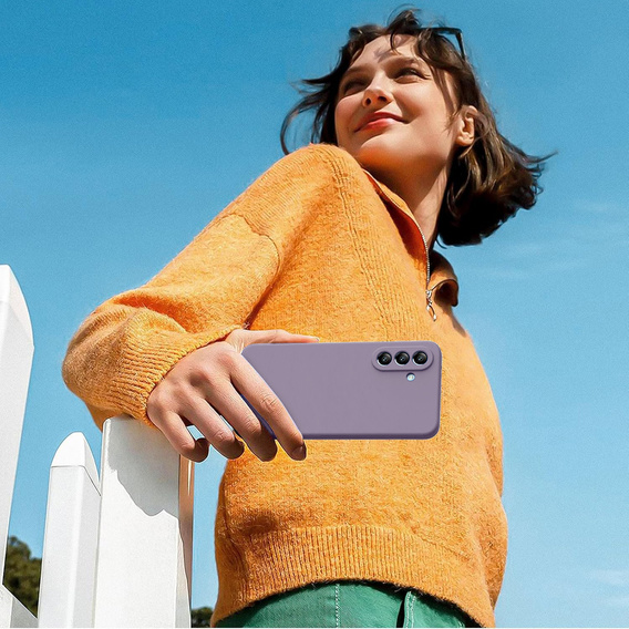 Case for Samsung Galaxy A56 5G, Silicone Lite, purple