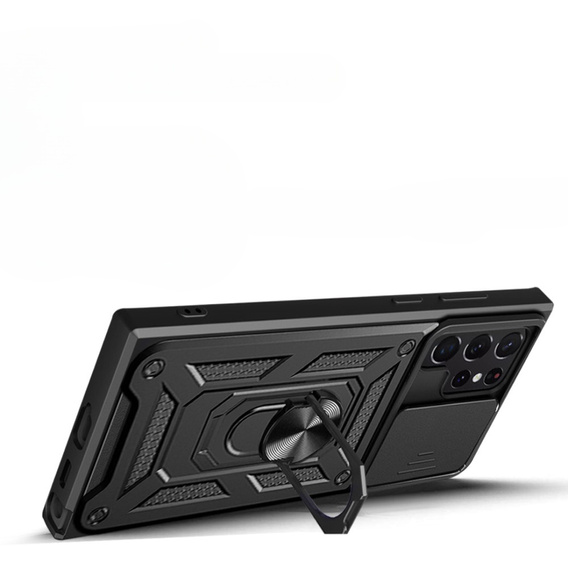 Case for Samsung Galaxy S23 Ultra, CamShield Slide, black