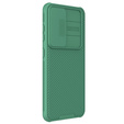 NILLKIN Case for Samsung Galaxy S24, Silicone CamShield Case for MagSafe, green