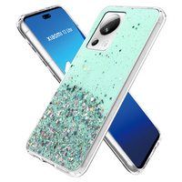 Case for Xiaomi 13 Lite, Glittery, green