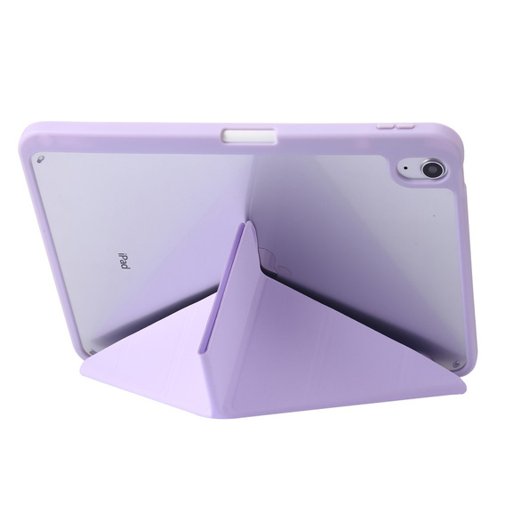 Case for iPad 10.9" 2022 (10 gen.), Origami, purple