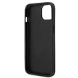 Karl Lagerfeld Case for iPhone 14, Saffiano Karl's Head Patch, silver