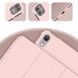 Case for iPad 10.9 2022 10 Gen, Smart Pencil, with space for stylus, pink