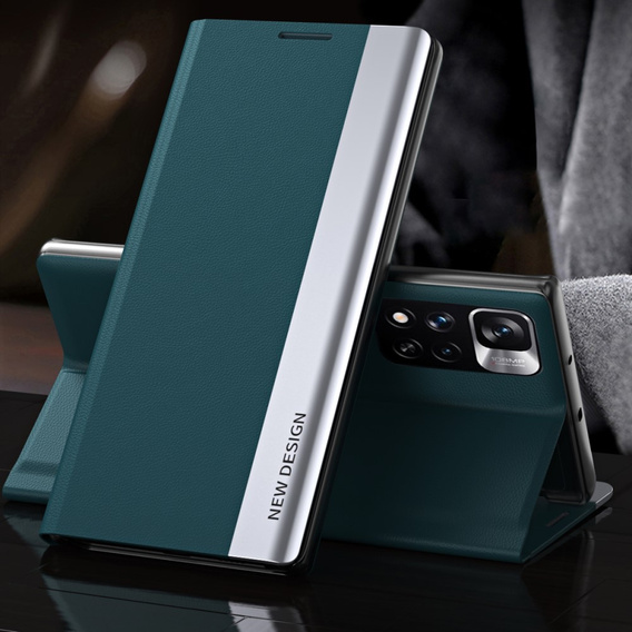 Flip case for Xiaomi Poco M4 Pro 5G / Redmi Note 11S 5G, Side Magnetic, black
