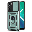 Case for Samsung Galaxy S23 Plus, CamShield Slide, green