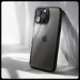 Spigen case for iPhone 16 Pro, Ultra Hybrid, black + 9H Tempered Glass