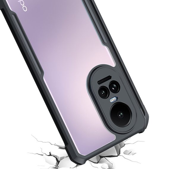 Case for Oppo Reno 10 Pro, AntiDrop Hybrid, black