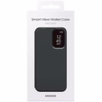 Original Samsung Case for Galaxy S23 FE, S View Wallet Cover, black