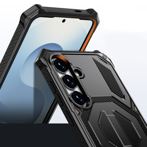 MagSafe-compatible protective case with stand for Samsung Galaxy S25 FE