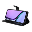 Flip case for Realme C67, Leather Wallet, black