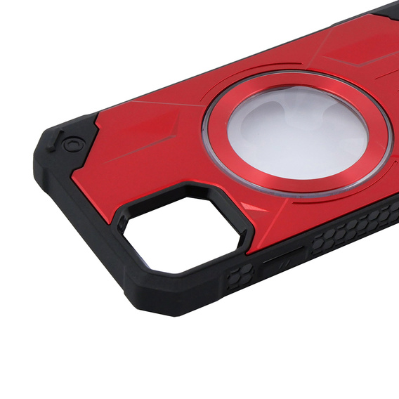 Case for iPhone 13, Heavy Duty, for MagSafe, red