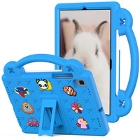 Children's case for Samsung Galaxy Tab S6 Lite 10.4 2020/2022 / Tab A7 2020 T500 / T505 / Tab S6 T860/T865, Cute Patterns, with stand, blue
