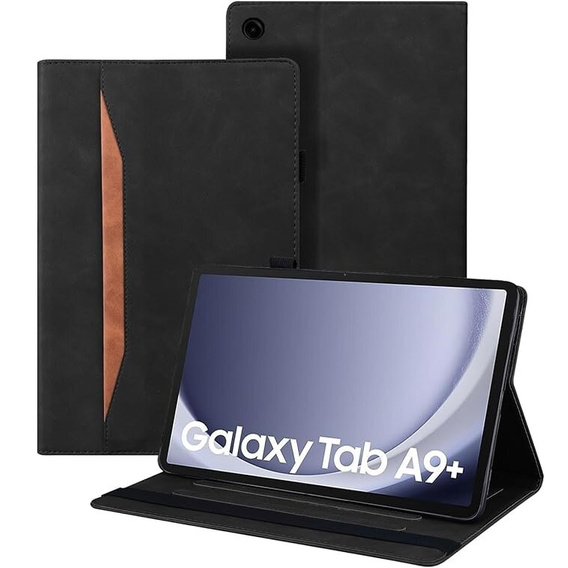 Case for Samsung Galaxy Tab A9+, Classic, with space for stylus, black
