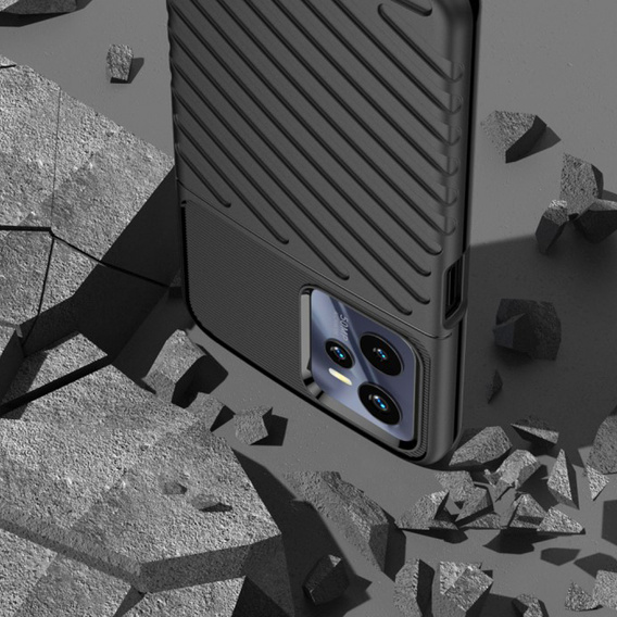 Case for Realme C35, Thunder, black