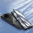 Magnetic Dual Glass MagSafe case for iPhone 16 Pro Max, black