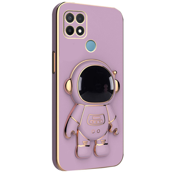 Case for Oppo A15/A15S, Astronaut, purple
