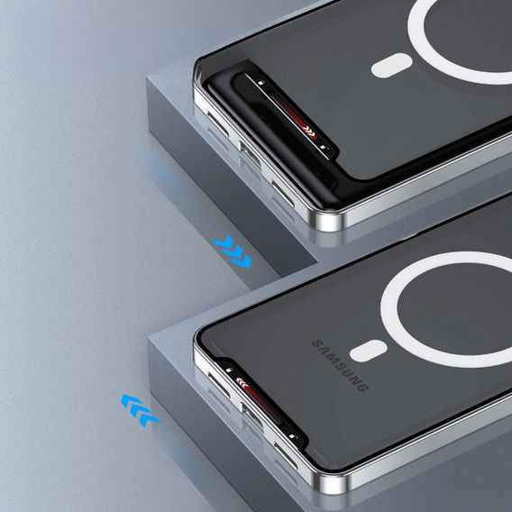 Camera Protection Case for Samsung Galaxy Note 10+ Plus, CamShield MagSafe, transparent / silver