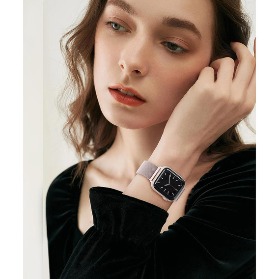 Milanese bracelet for Apple Watch 1/2/3/4/5/6/7/8/SE (38/40/41 MM) - Champagne Gold