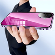 Case for iPhone 16, Magnetic Dual Glass, purple