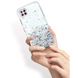 Case for Huawei P40 Lite, Glittery, transparent
