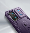 Armored case for Samsung Galaxy A36 5G, Dexnor Full Body (Two Frames), purple