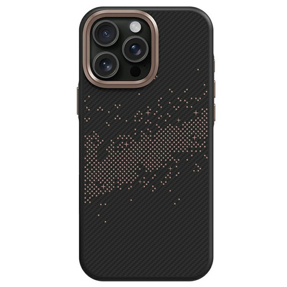 Case for iPhone 15 Pro Max, Milky Way, gold