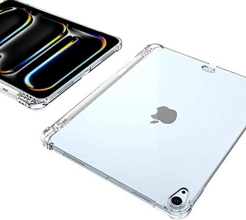 Case for Apple iPad Air 11" 6 gen. 2024 (A2902, Silicone, transparent