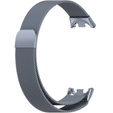 Milanese Bracelet Strap with Case for Xiaomi Smart Band 10 / 9 / 8, grey