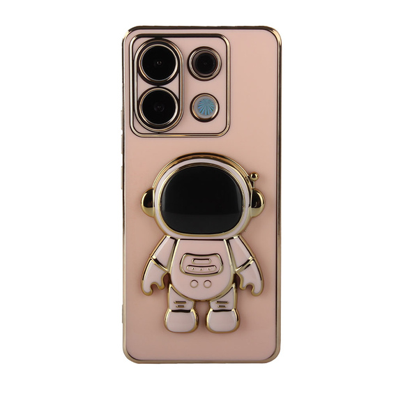 Case for Xiaomi Redmi Note 13 Pro 5G, Astronaut, pink + 9H Tempered Glass