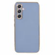 Case for Samsung Galaxy A25 5G, Glamour CamShield, blue + 9H glass