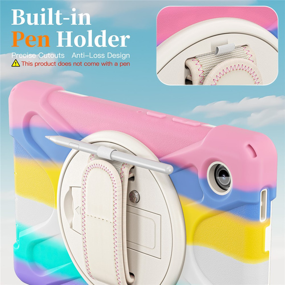 Armoured case with stand and shoulder strap for Samsung Galaxy Tab A11