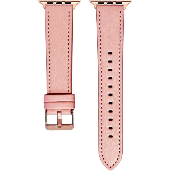 Leather Strap for Apple Watch 1/2/3/4/5/6/7/8/SE/Ultra 42/44/45/49mm, Pink