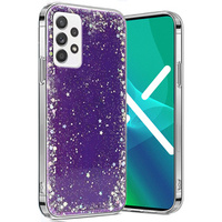 Case for Samsung Galaxy A32 5G, Glittery, purple