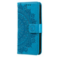 Flip case for Samsung Galaxy A35 5G, Mandala, blue