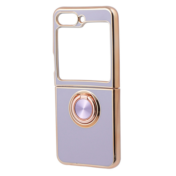 Case for Samsung Galaxy Z Flip 5 5G, Electro Ring, purple
