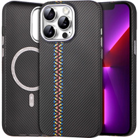 MagSafe's iPhone 13 Pro Max Case, Carbon Fiber, black