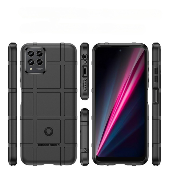 Case for T Phone Pro 5G, Rugged Shield, black