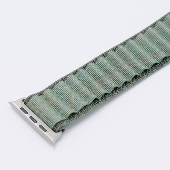 Nylon Strap for Apple Watch 1/2/3/4/5/6/7/8/SE/ULTRA 42/44/45/49mm, Green