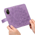 Flip case for Realme C67, Mandala, purple