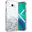 Case for Samsung Galaxy J4 Plus, Glittery, transparent