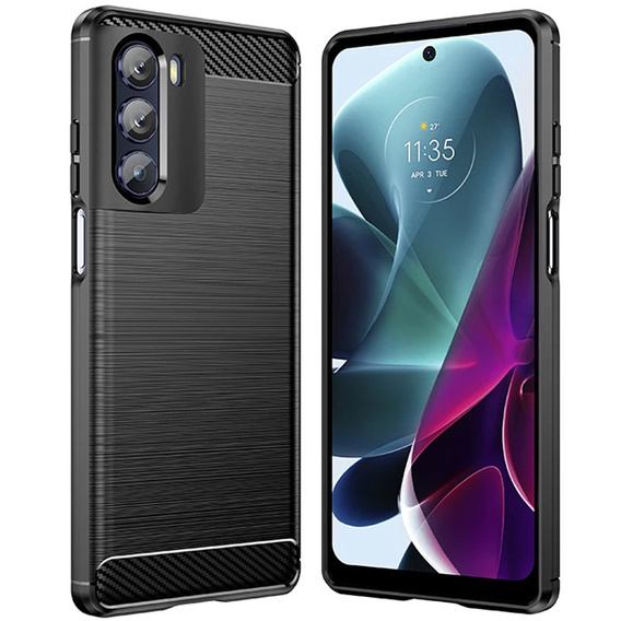Case for Motorola Moto G200 5G, Carbon, black